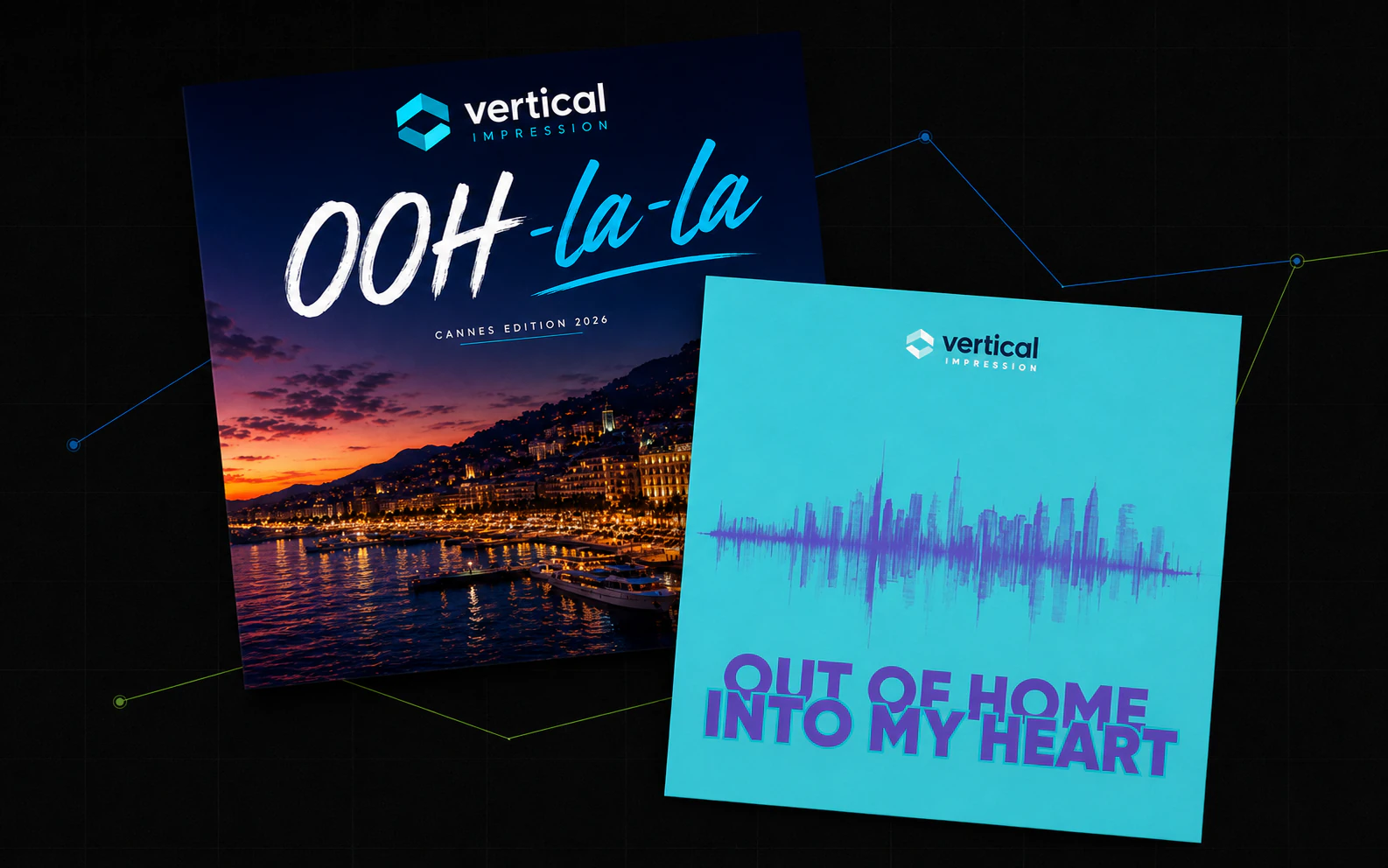 OOH-la-la and Out of Home Into My Heart album covers